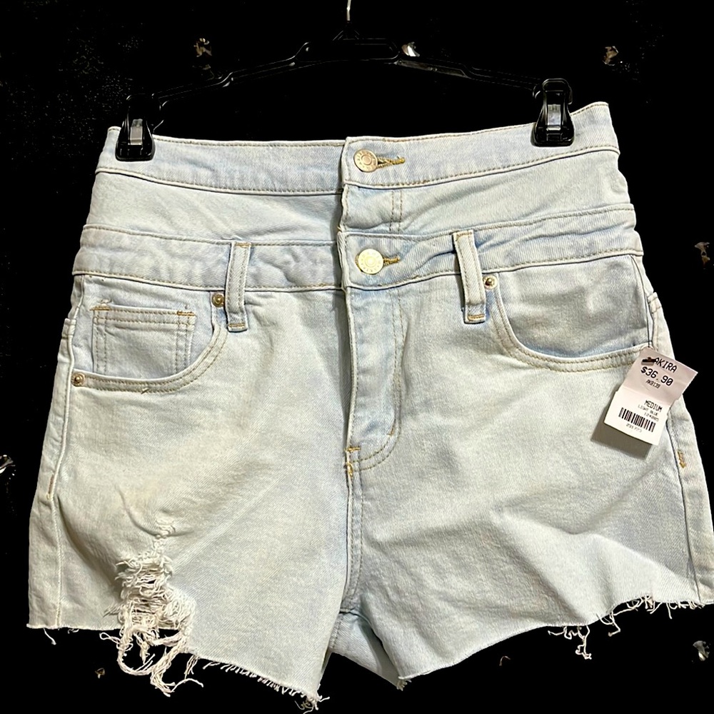 AKIRA brand light blue Jean shorts